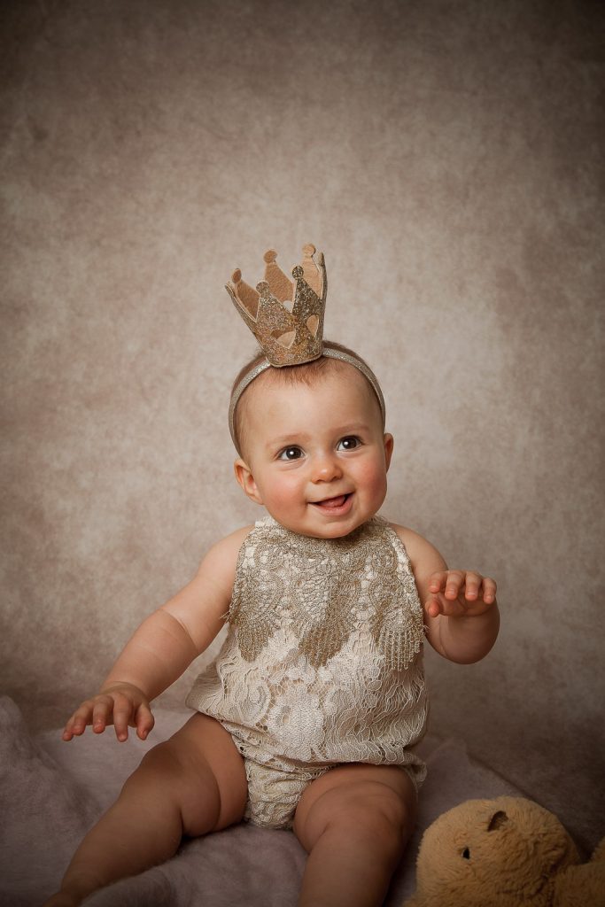 Sessão fotográfica de bebé em estúdio em Loulé Faro Algarve