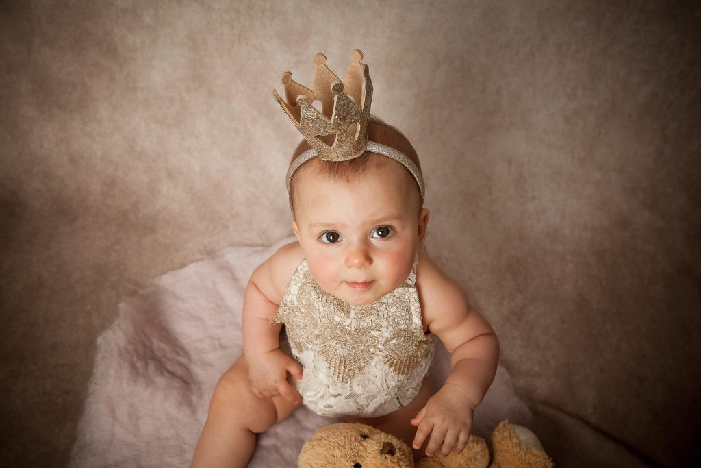 Sessão fotográfica de bebé em estúdio em Loulé Faro Algarve