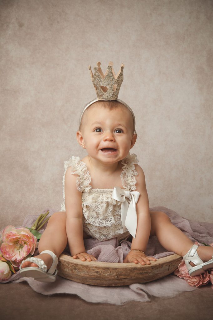 Sessão fotográfica de bebé em estúdio em Loulé Faro Algarve