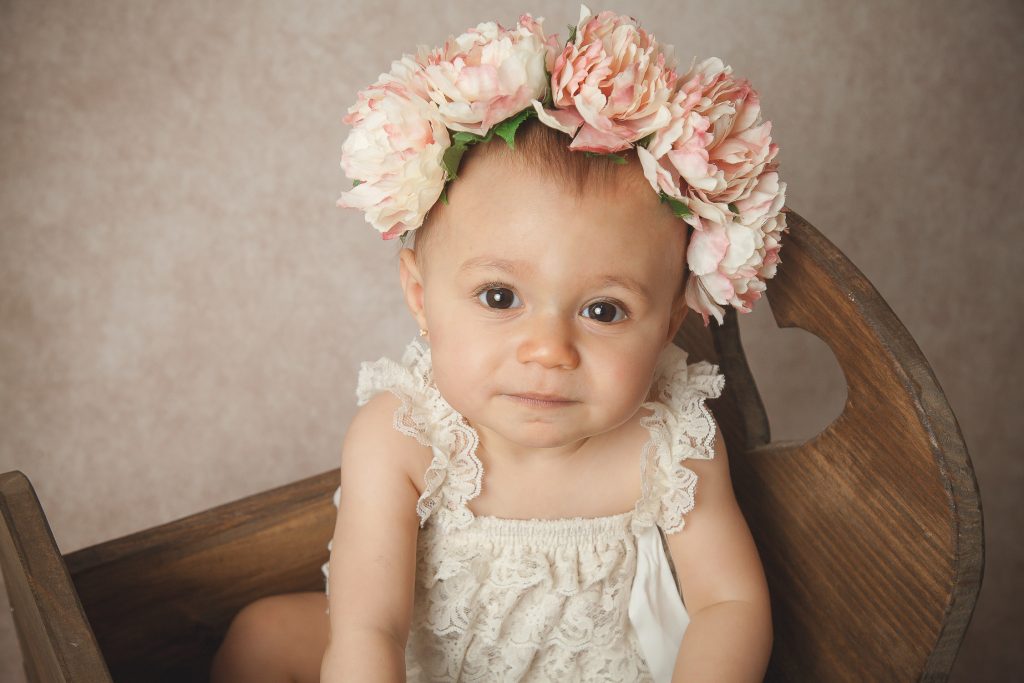 Sessão fotográfica de bebé em estúdio em Loulé Faro Algarve