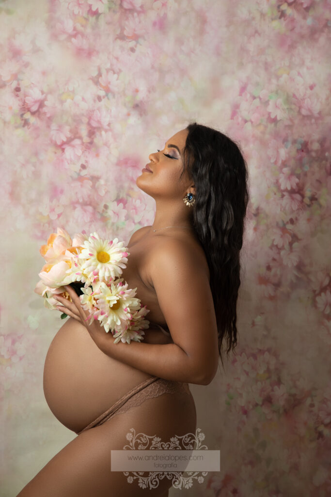 sessão fotográfica de gravida em estúdio Loulé Algarve