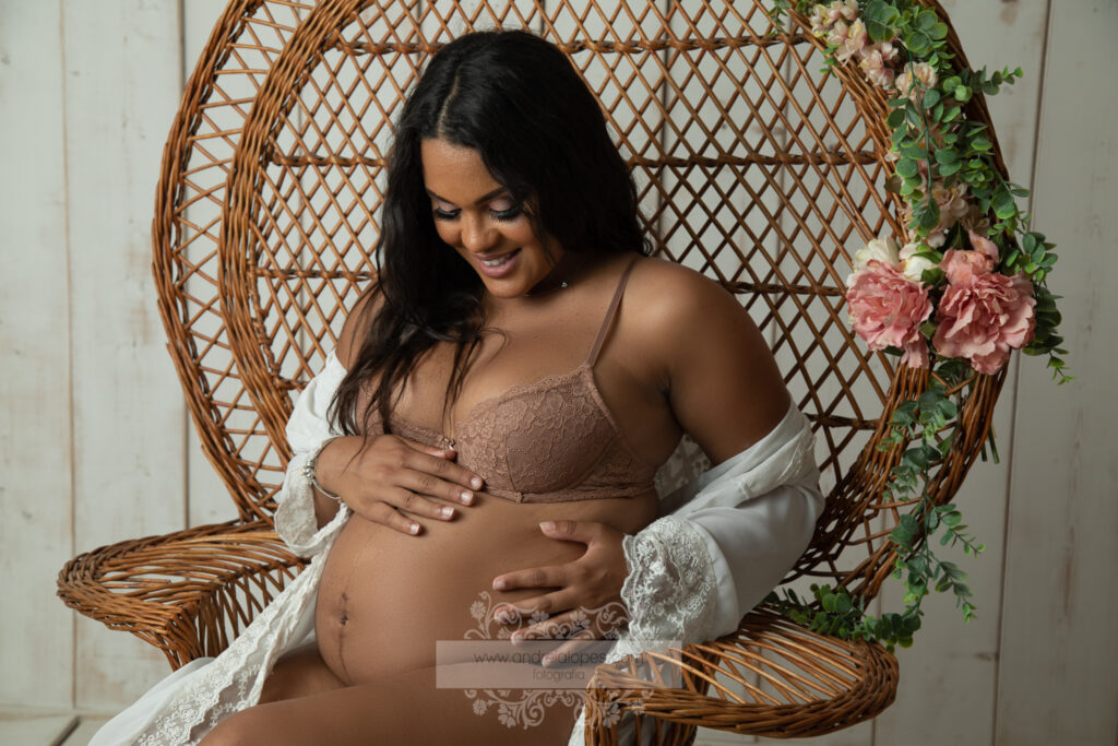 sessão fotográfica de gravida em estúdio Loulé Algarve